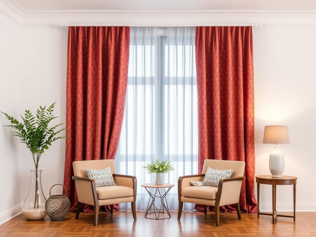 What curtains are best to choose for the room?фото